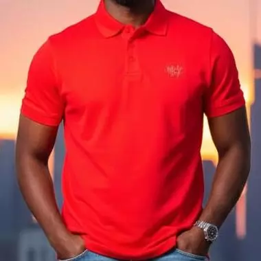 Polo Micro-Piqué Rojo Intenso