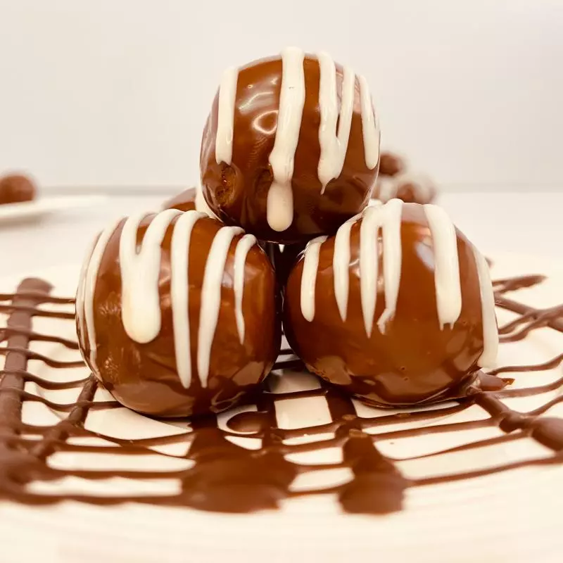 Trufas de coco docena