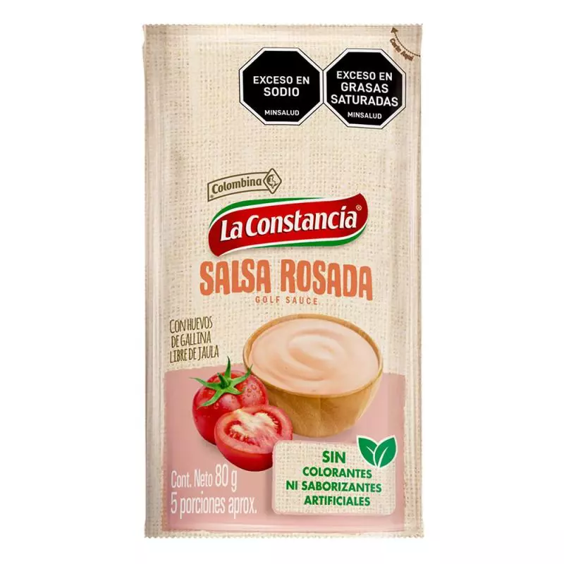 SALSA LA CONSTANCIA ROSADA 80 GR