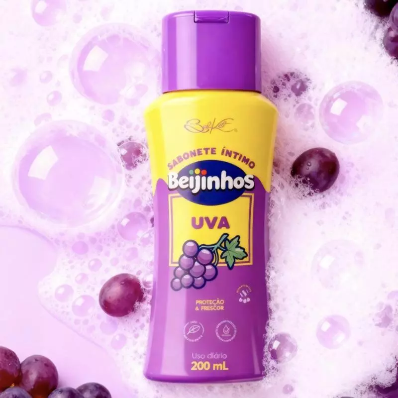 Sabonete íntimo Beijinho Uva 200ml