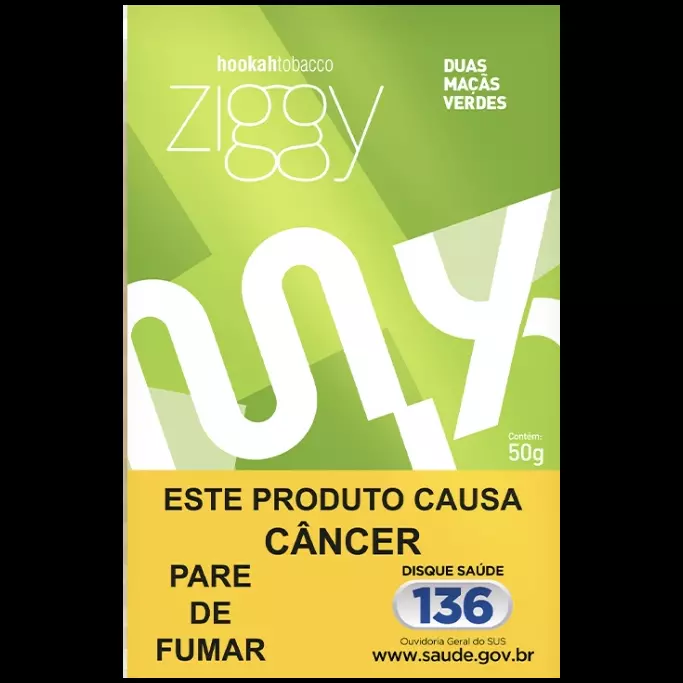 ZIGGY DUAS MAÇAS VERDES 50G