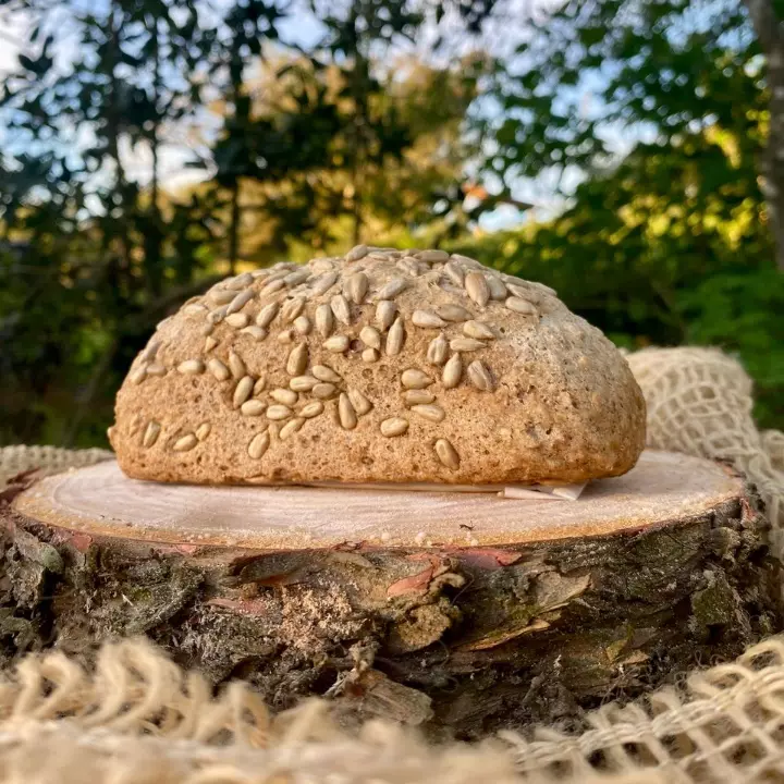 Pão semi integral linhaça e girassol