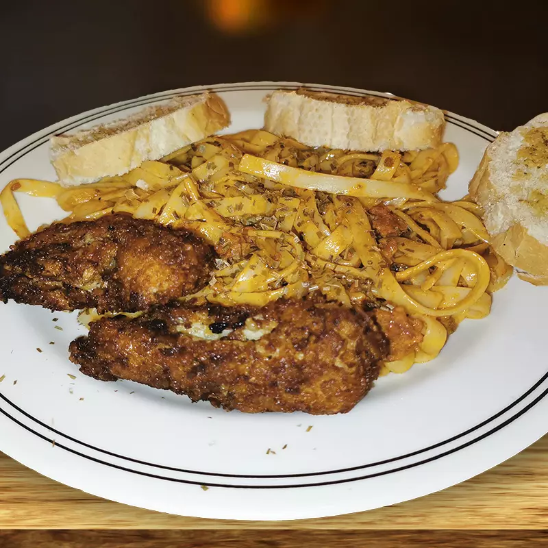 Buffalo con Tiras de pollo