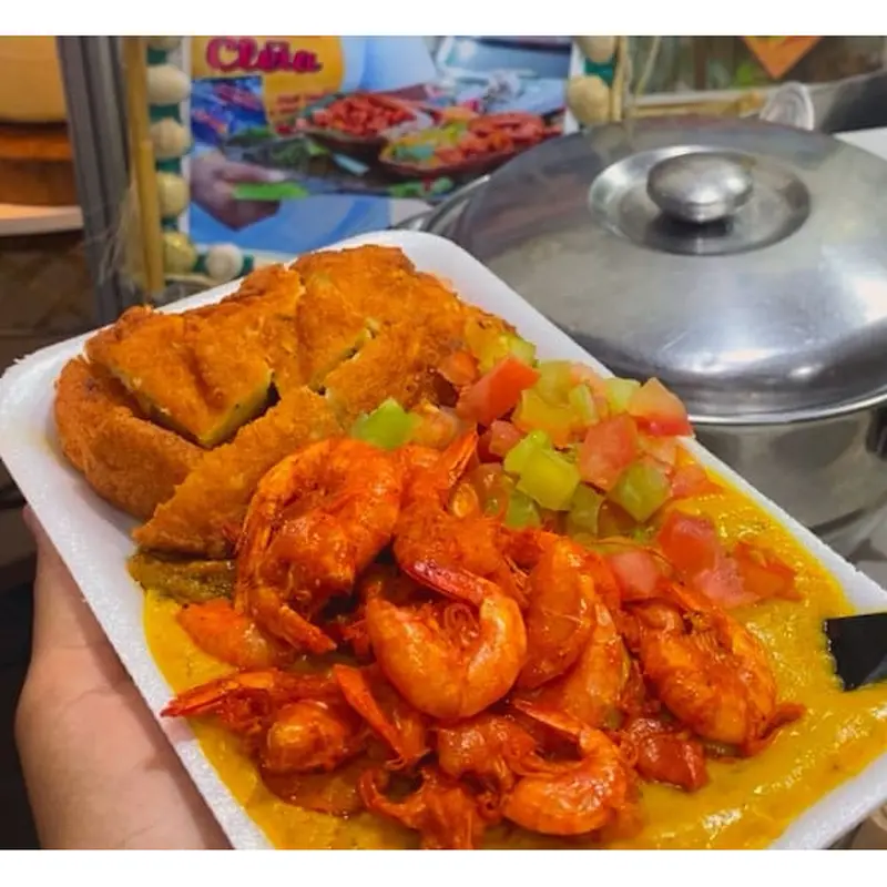 Acarajé no Prato Filé de camarão