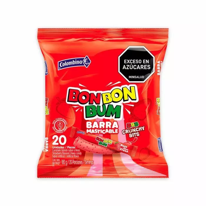 BARRA MASTICABLE BONBONBUM X 20 UNID