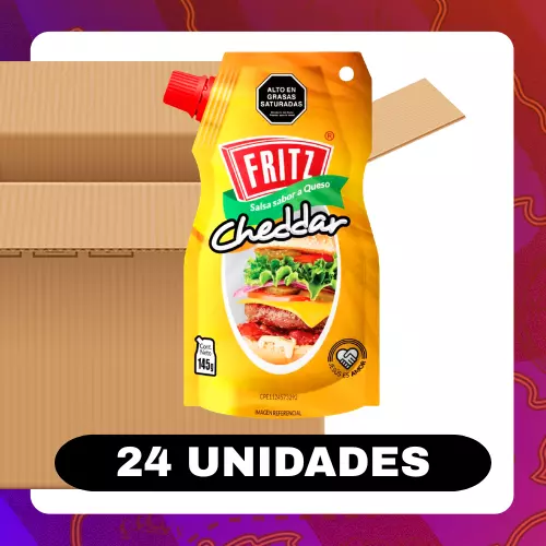 Bulto Fritz Salsa Cheddar 145g