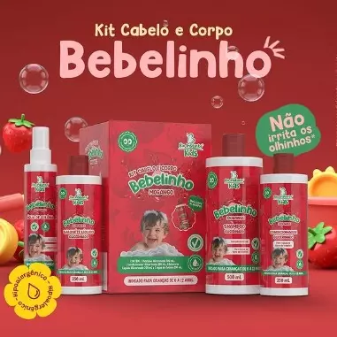 Kit Cabelo e Corpo Morango Kids(copy)(copy)