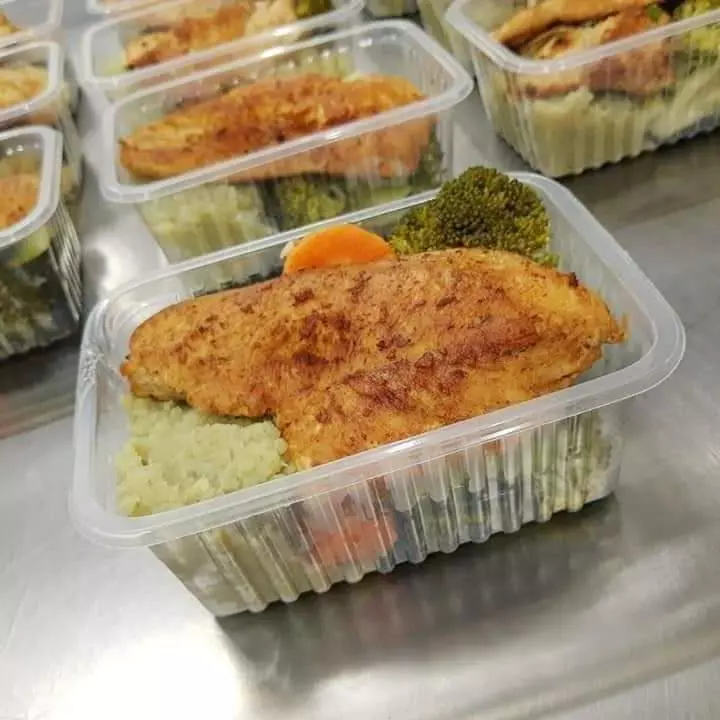 Frango Grelh c/ Purê de Batata Doce