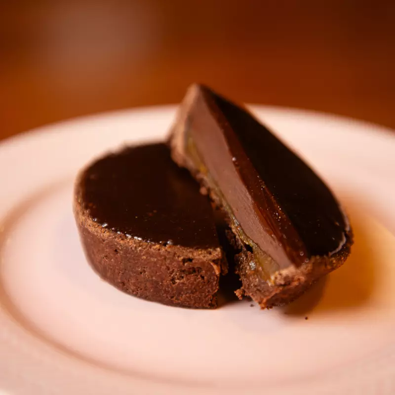 Ganache de Chocolate com Caramelo