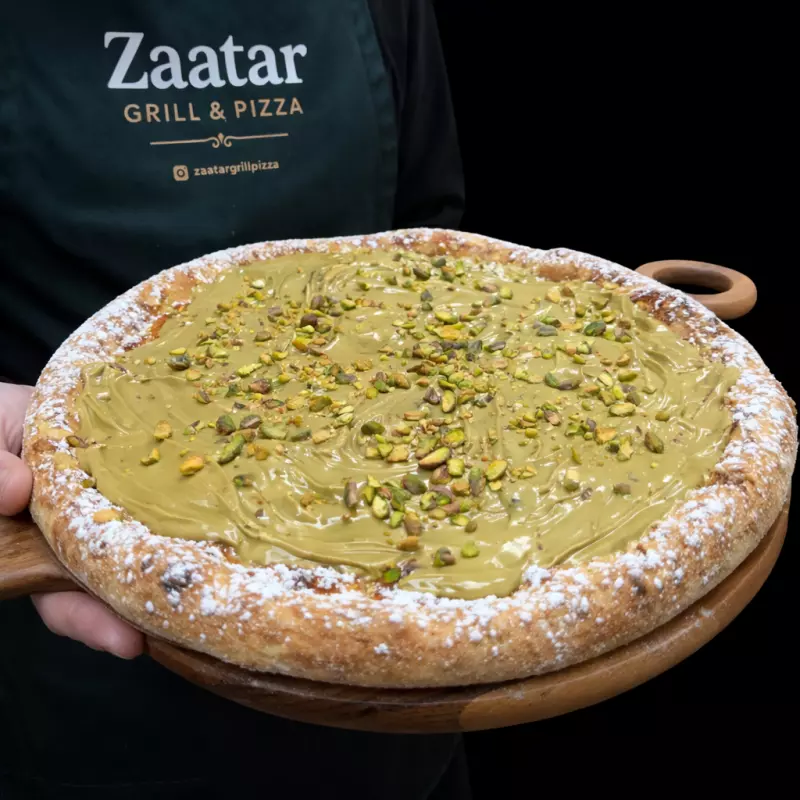Pizza de Pistache