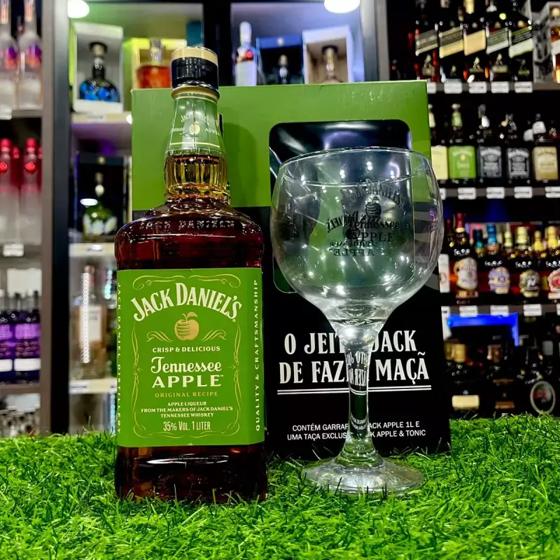 KIT JACK DANIELS APPLE + TAÇA