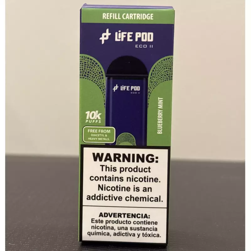 REFIL LIFE POD ECO 2 10K MIRTILO