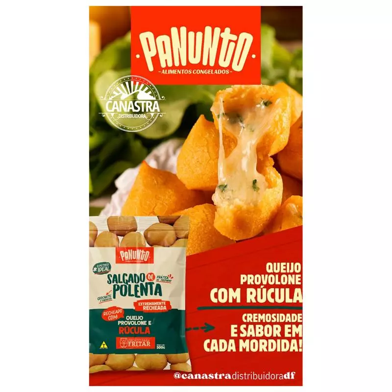 Salgado Polenta Rúcula c/ Provolone