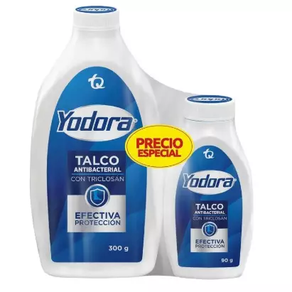 TALCO YODORA 300 GR+90 GR