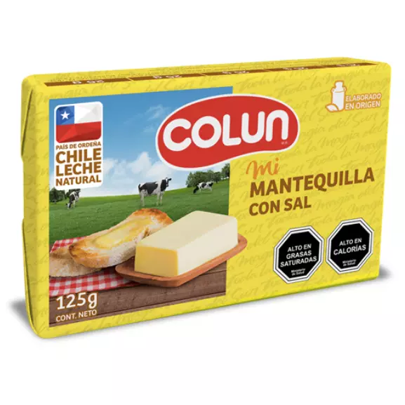 MANTEQUILLA C/SAL 125G COLUN