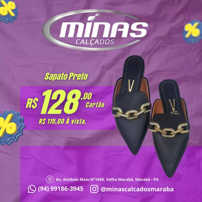Sapato Preto RF:1269157