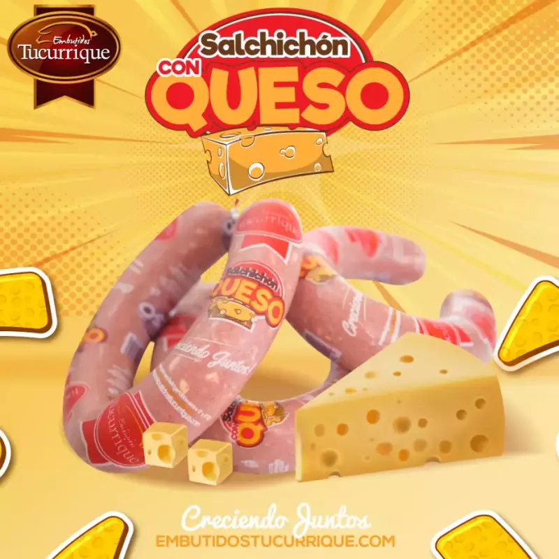 SALCHICHON CON QUESO