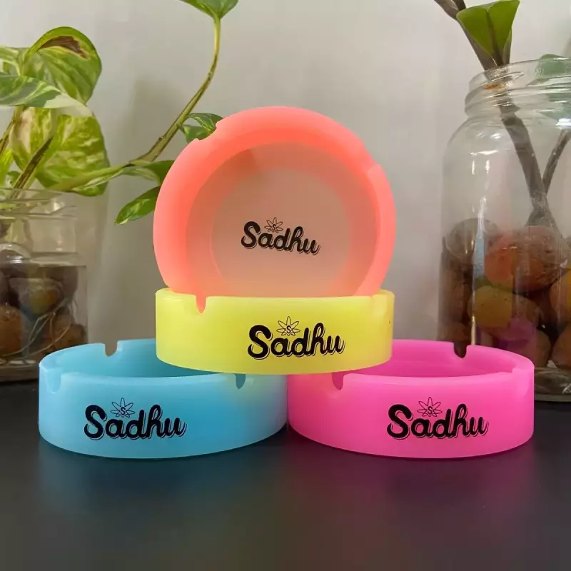 Cinzeiro Sadhu Silicone Neon