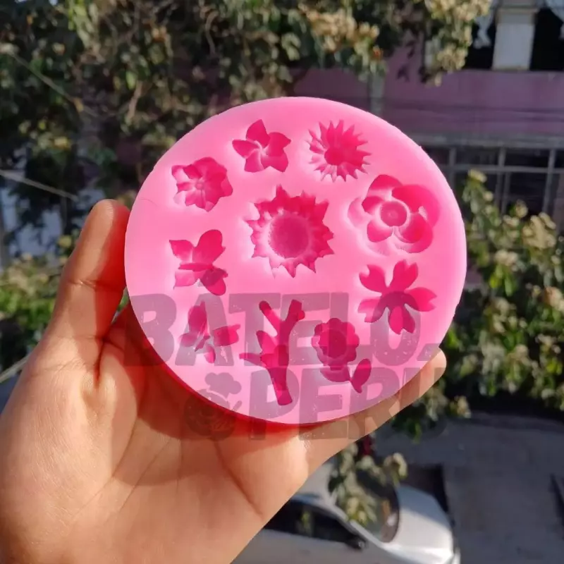 SILIC. FLORES VARIADAS MINIS