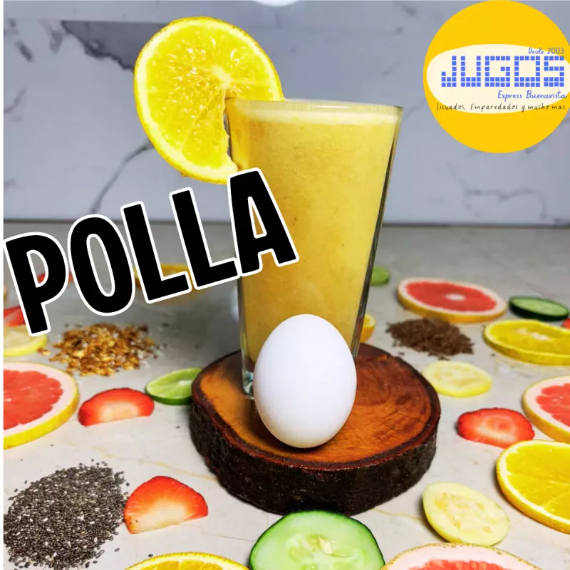 POLLA CON JUGO DE NARANJA