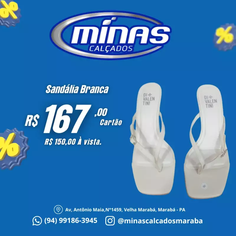 Sandália Branca RF:51711