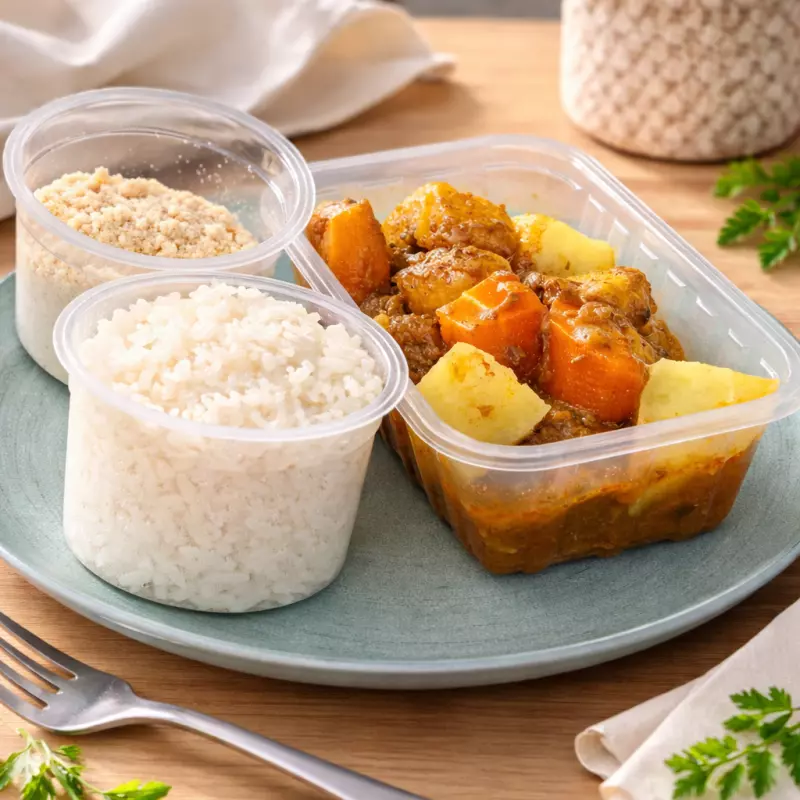 Picadinho de carne com legumes