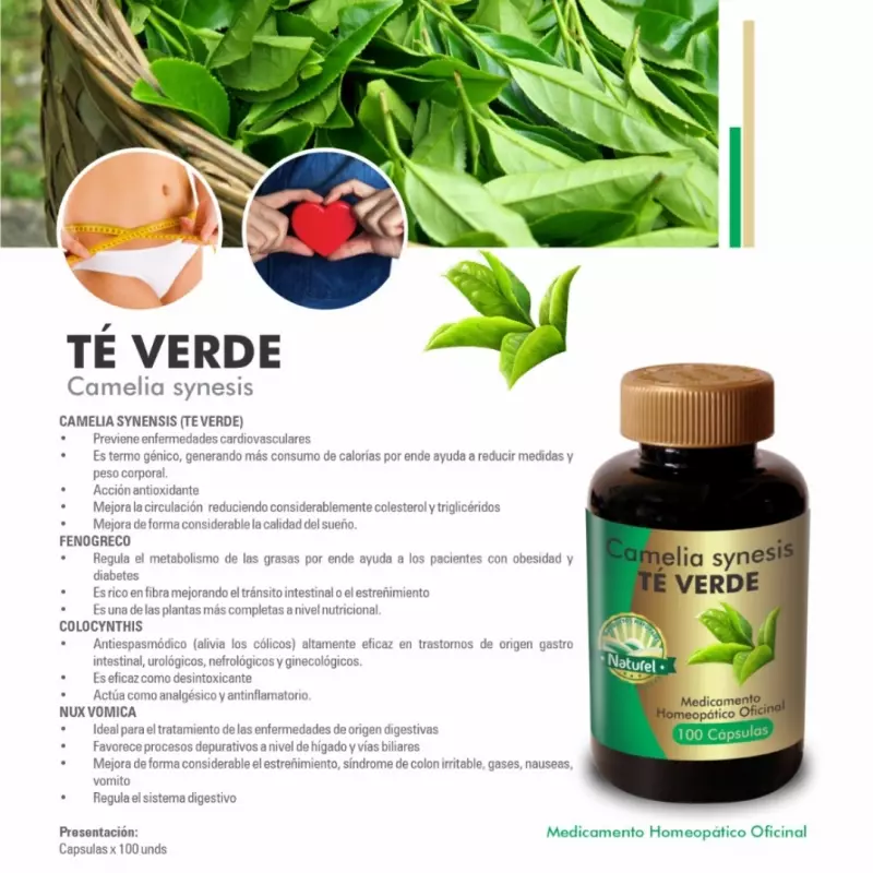 Te Verde x100 Cápsulas