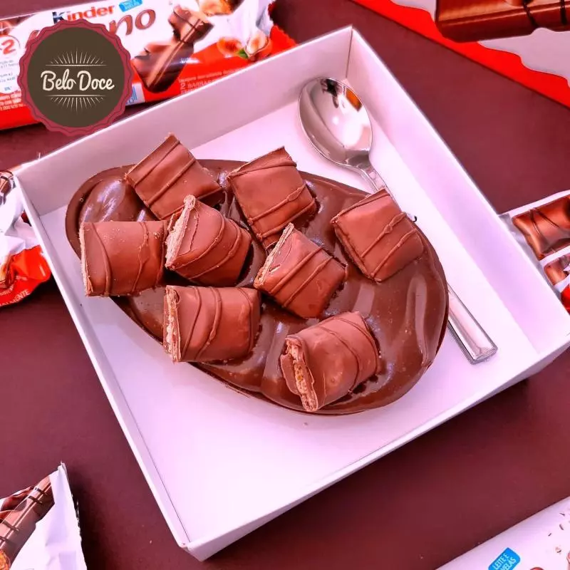 Ovo de colher Kinder Preto 350g