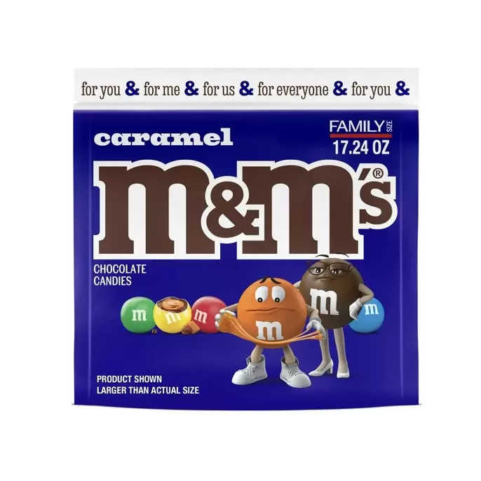 M&M caramel family size