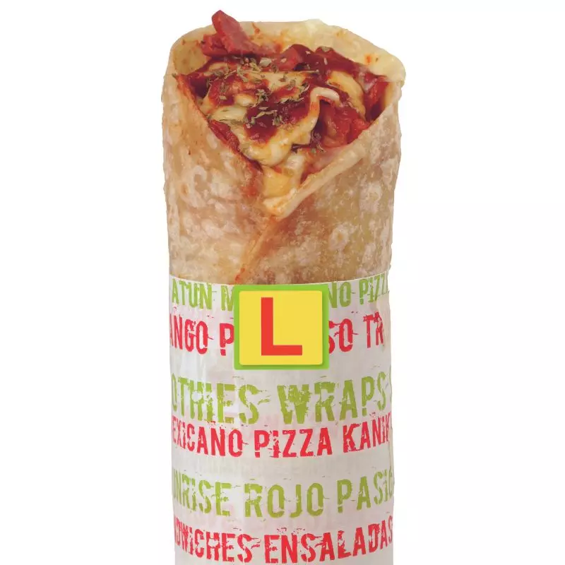 Wrap del día - Lunes Pizza L