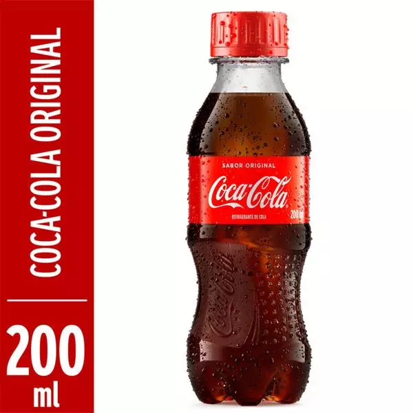 Mini refrigerante Coca-Cola 200ml