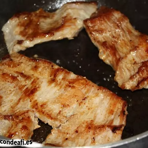 cerdo a la plancha 110gr