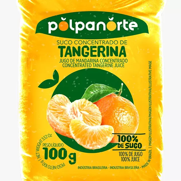 Polpa de Tangerina Polpanorte 100g