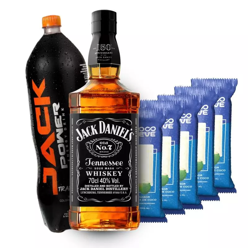 Combo Whisky J. Daniel's Old N.7 1L