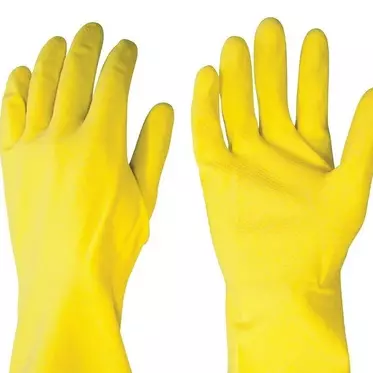 Luva Látex Amarela