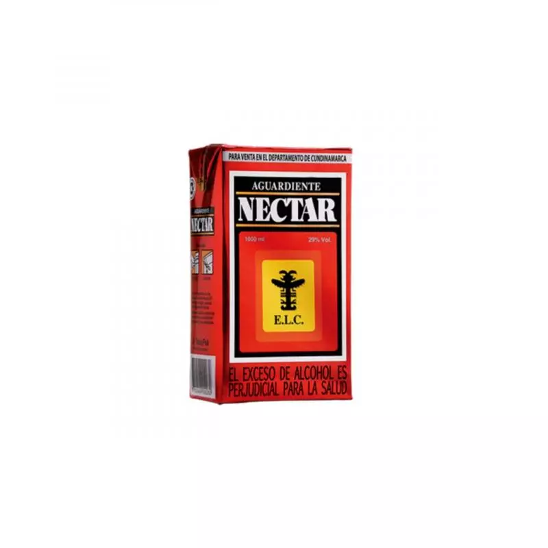 Aguardiente nectar rojo litro x 1000ml