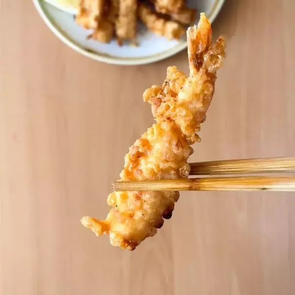 langostinos en tempura x5