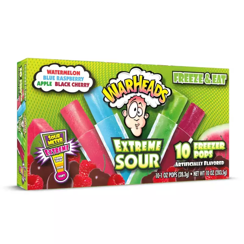 Warheads extreme sour freezer pops