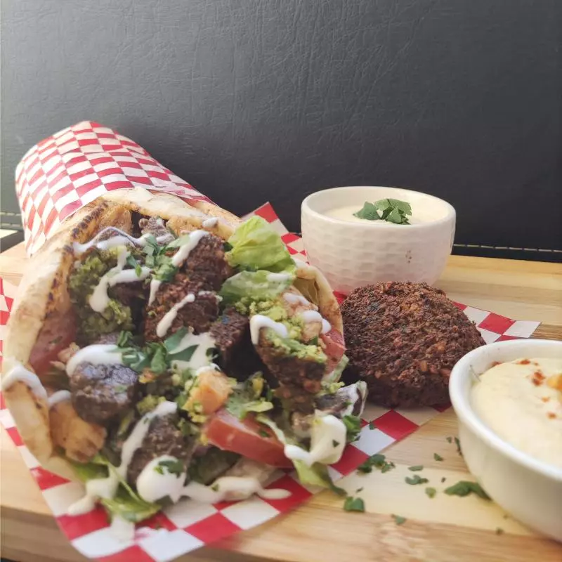 Shawarma Mixto - Falafel