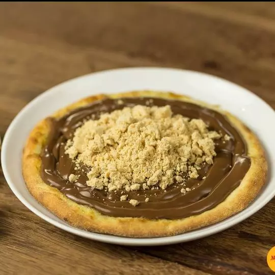 ESFIHA PAÇOCA COM CHOCOLATE