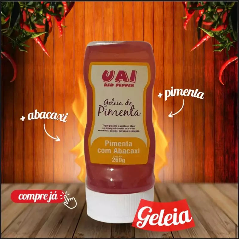 Geleia de Pimenta com Abacaxi 260gr