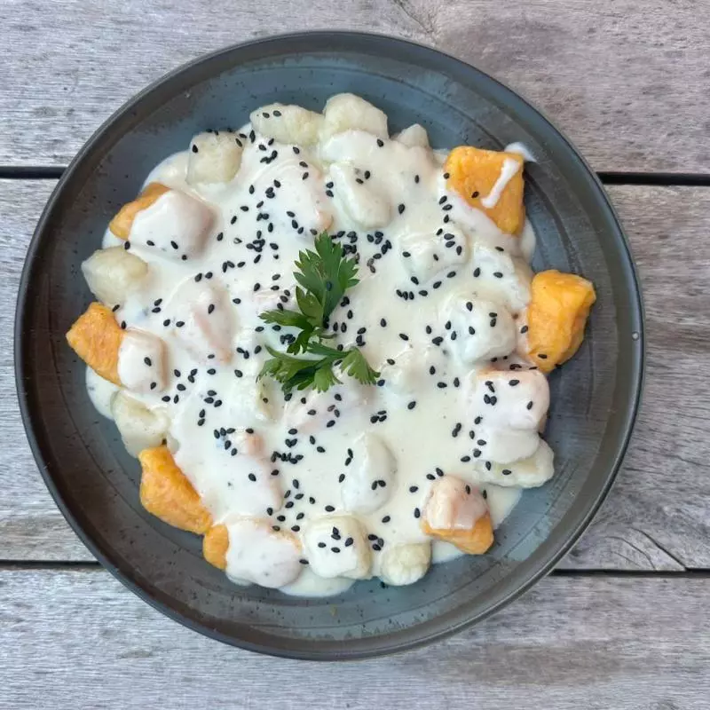 ÑOQUIS MIXTOS   4 QUESOS