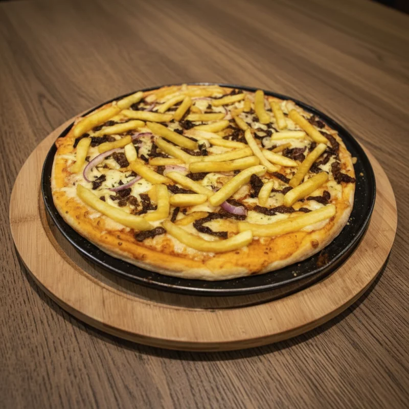 PIZZA FILÉ COM FRITAS (Média )