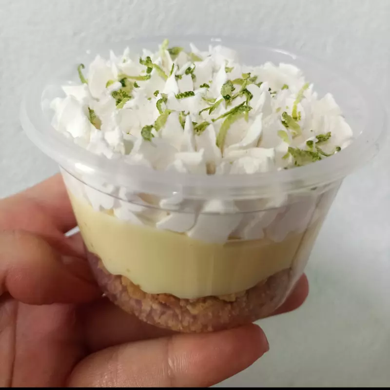 Torta de limão no pote