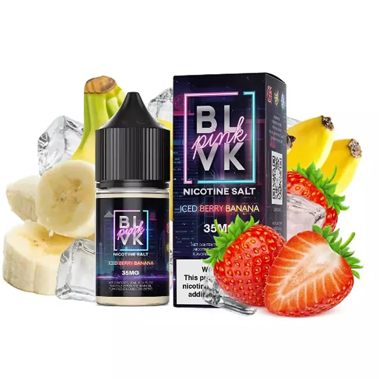 BLVK Pink Strawberry Banana Ice 50MG