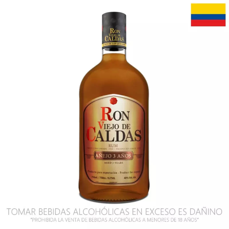 VIEJO DE CALDAS AÑEJO 3 AÑOS 750 ML