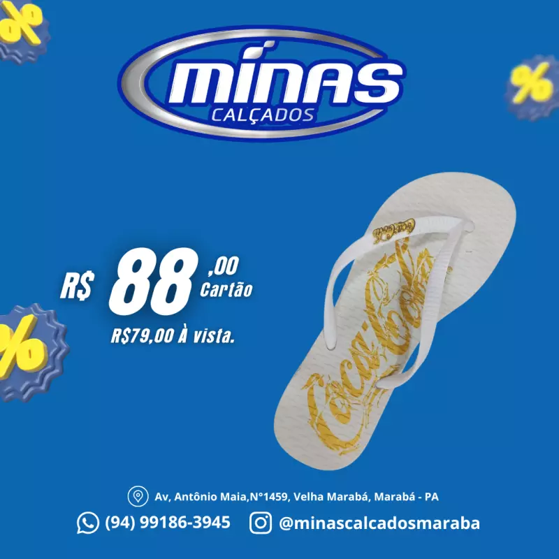 Chinelo Branco RF:CC4834