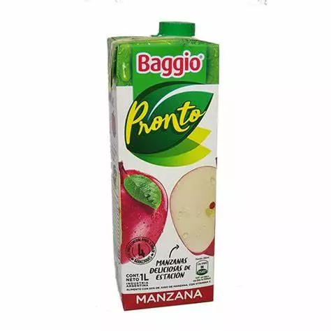 JUGO BAGGIO MANZANA 1LTS