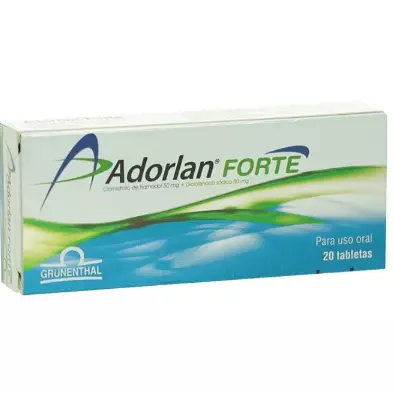 ADORLAN FORTE 20 TABLETAS