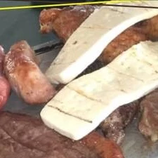 Espeto misto refeição